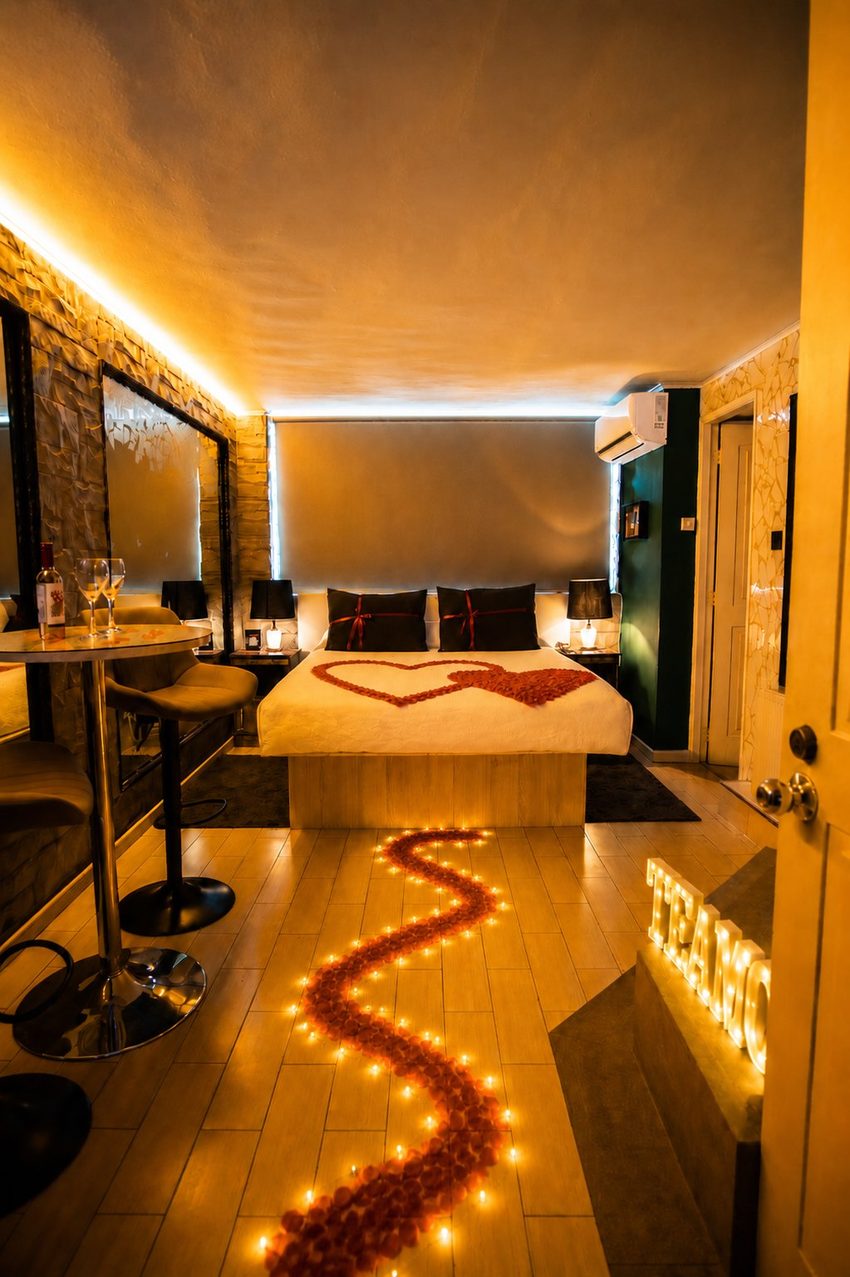 Suite decorada Romántica